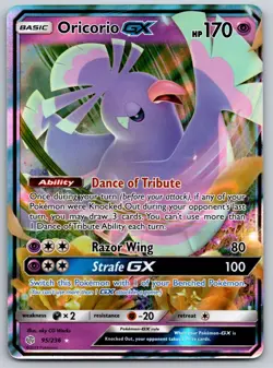 Oricorio GX 95/236 SM - Cosmic Eclipse NM Pokemon Card TCG - Image 1