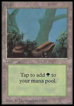 MTG English Forest Light Play Normal Alpha - Image 1