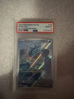 Mantyke 189/182 Sv04: Paradox Rift Holo Card PSA 10 - Image 1