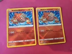 2x Radiant Heatran 027/189 Astral Radiance Pokemon TCG Card - Image 1