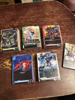 Gundam GD01 Newtype Rising Common & Uncommon Lot 260+ Cards NM Condition - Image 1