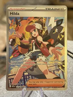 Hilda SIR 171/086 Pokemon TCG Scarlet & Violet White Flare MINT Card - Image 1