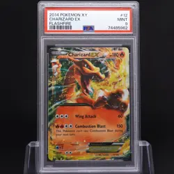 PSA 9 - Charizard EX 12/106 Flashfire (2014) Ultra Rare Pokemon TCG Card - Image 1