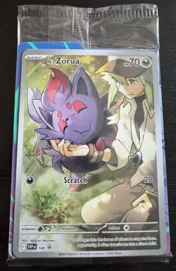 N's Zorua 189 Sv: Scarlet & Violet Promo Cards Holo SEALED - Image 1