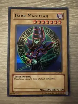 Yu-Gi-Oh Dark Magician Super Rare Unlimited Edition TCG Card SYE-001 - Image 1