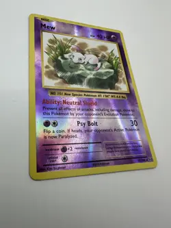 Mew 53/108 Reverse Holo Pokemon Card XY Evolutions LP/NM - Image 3