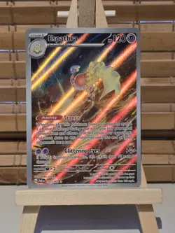 Pokemon TCG Espathra Card 197/182 Sv04: Paradox Rift NM Condition - Image 1