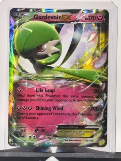 2015 Pokemon TCG XY Primal Clash Gardevoir EX Holo Ultra Rare 105/160 Card NM - Image 2