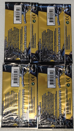 POKEMON SUN & MOON ULTRA PRISM 3 CARD BOOSTER PACK ART SET (4) NEW PACKS - Image 4