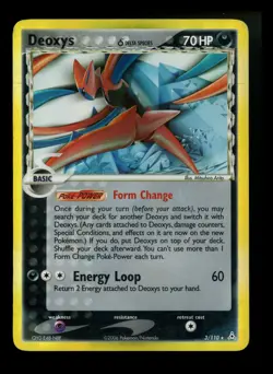 Deoxys 3/110 Delta Species ATTACK FORME EX Holon Phantoms 2006 Holo Pokemon Card - Image 1
