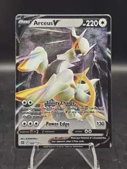 Pokemon TCG Arceus V 122/172 Metal Card Promo Arceus UPC NM - Image 1