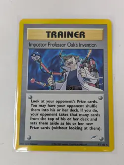 Neo Destiny Rare - Imposter Professor Oak's Invention Pokemon Card 94/105-LP/NM - Image 1