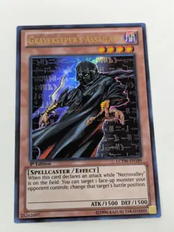 Gravekeeper's Assailant LCYW-EN189 Ultra Rare Yugioh Card 1st Edition-NM - Image 1