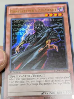 Gravekeeper's Assailant LCYW-EN189 Ultra Rare Yugioh Card 1st Edition-NM - Image 3