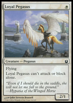 MTG: Loyal Pegasus - Born of the Gods - Magic Card - Image 1