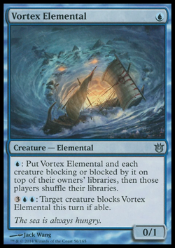 MTG: Vortex Elemental - Born of the Gods - Magic Card - Image 1