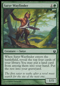 MTG: Satyr Wayfinder - Born of the Gods - Magic Card - Image 1