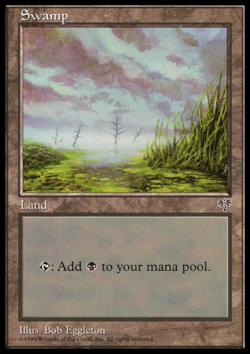 MTG: Swamp - Mirage - Magic Card - Image 1