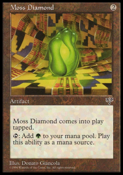 MTG: Moss Diamond - Mirage - Magic Card - Image 1