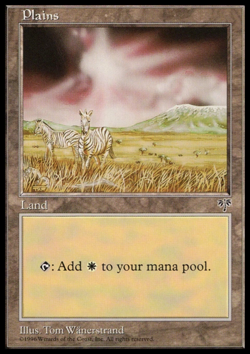 MTG: Plains - Mirage - Magic Card - Image 1