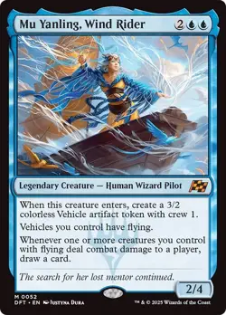 MU YANLING, WIND RIDER mtg NM-M Aetherdrift 1 Mythic - Image 1