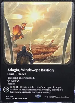 Adagia, Windswept Bastion #277 Edge of Eternities Regular Borderless Mythic - Image 1