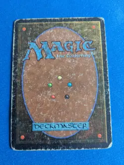 Mox Jet 1x MtG Unlimited HEAVY PLAYED **See Pictures!** - Image 2