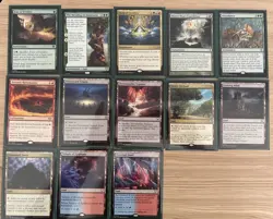 Budget Casual MTG Commander Deck Blue Green Red Lands W Borborygmos and Fblthp - Image 4