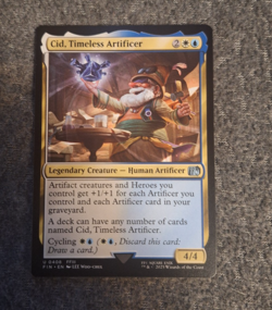 Cid, Timeless Artificer (0408) #408 (NM) Final Fantasy FIN Magic MTG - Image 1