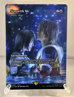 Stay with Me - Rhystic Study (Showcase) Final Fantasy: Through the Ages non-foil - Image 1