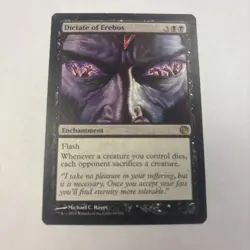 Dictate of Erebos Journey into Nyx MP MTG 65/165 Black Enchantment B - Image 1