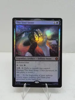 Magic The Gathering - Spiderman- The Soul Stone - 0066 - Pre Release Promo Foil - Image 1