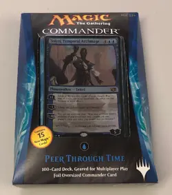 Magic the Gathering MTG Teferi Commander Peer Through Time Deck Sealed - Image 1
