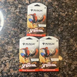 Magic MTG Spider-Man Play Booster Lot of 3 Packs | New Sealed | Marvel Crossover - Image 1