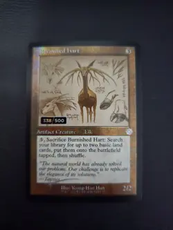 Burnished Hart (Schematic) (Serial Numbered) The Brothers' War: Retro Frame MTG - Image 1
