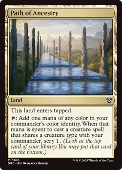 PATH OF ANCESTRY x4 mtg NM-M Commander Aetherdrift 4 Common - Image 1
