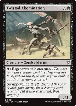 TWISTED ABOMINATION x4 mtg NM-M Commander Aetherdrift 4 Common - Image 1