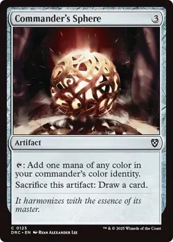 COMMANDER'S SPHERE x4 mtg NM-M Commander Aetherdrift 4 Common - Image 1