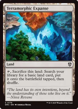 TERRAMORPHIC EXPANSE x4 mtg NM-M Commander Aetherdrift 4 Common - Image 1