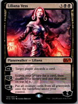 #103 Liliana Vess Magic 2015 (M15) Mythic - Image 1