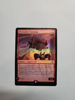 Warmaker Gunship Edge of Eternities Foil R 0167 Magic The Gathering MTG - Image 1