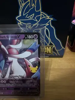 Dark Sylveon V SWSH134 Black Star Promo Full Art Rare Holo Pokemon Card PTCG NM - Image 3