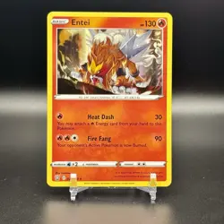 Entei #020/163 SWSH05: Battle Styles Holo Rare Pokemon TCG NM - Image 1