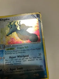 2004 Pokemon, EX Team Rocket Returns, #12/109 Kingdra, Holo Rare HP - Image 2