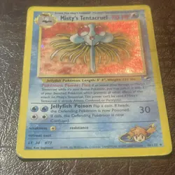 Misty's Tentacruel #10/132 Holo Rare 2000 Unlimited Gym Heroes Pokemon TCG - Image 2