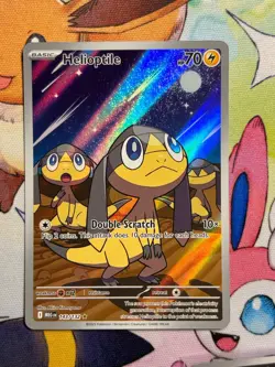 Pokemon MEGA EVOLUTION Helioptile 143/132 English NM Illustration Rare - Image 1