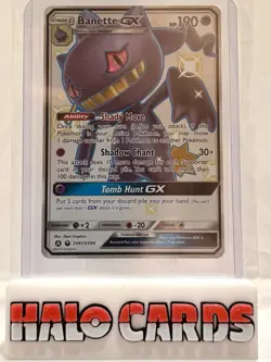 PACK FRESH Pokemon TCG Banette GX SV61/SV94 Hidden Fates Full Art Shiny HF - Image 1