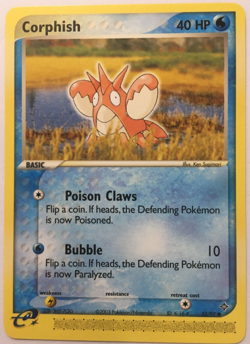 POKEMON CORPHISH 52/97 EX DRAGON COMMON NEAR MINT - Image 1