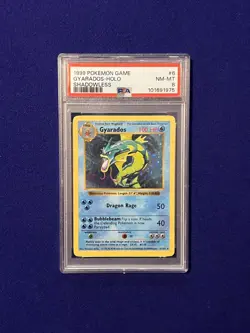 PSA 8 Shadowless Gyarados Holo #6 1999 Shadowless Base Set Pokemon - Image 1
