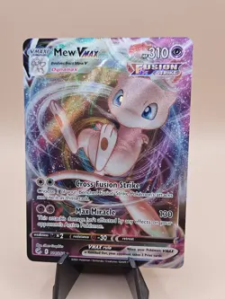 2021 Pokemon TCG Mew VMAX Fusion Strike #114/264 Holo Ultra Rare - Image 1